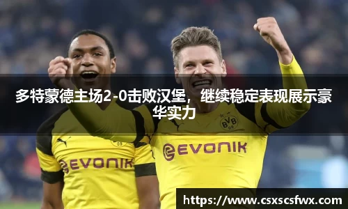 多特蒙德主场2-0击败汉堡，继续稳定表现展示豪华实力