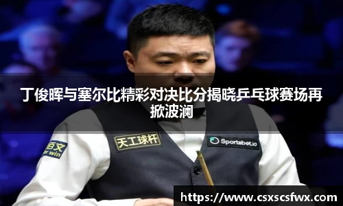 丁俊晖与塞尔比精彩对决比分揭晓乒乓球赛场再掀波澜